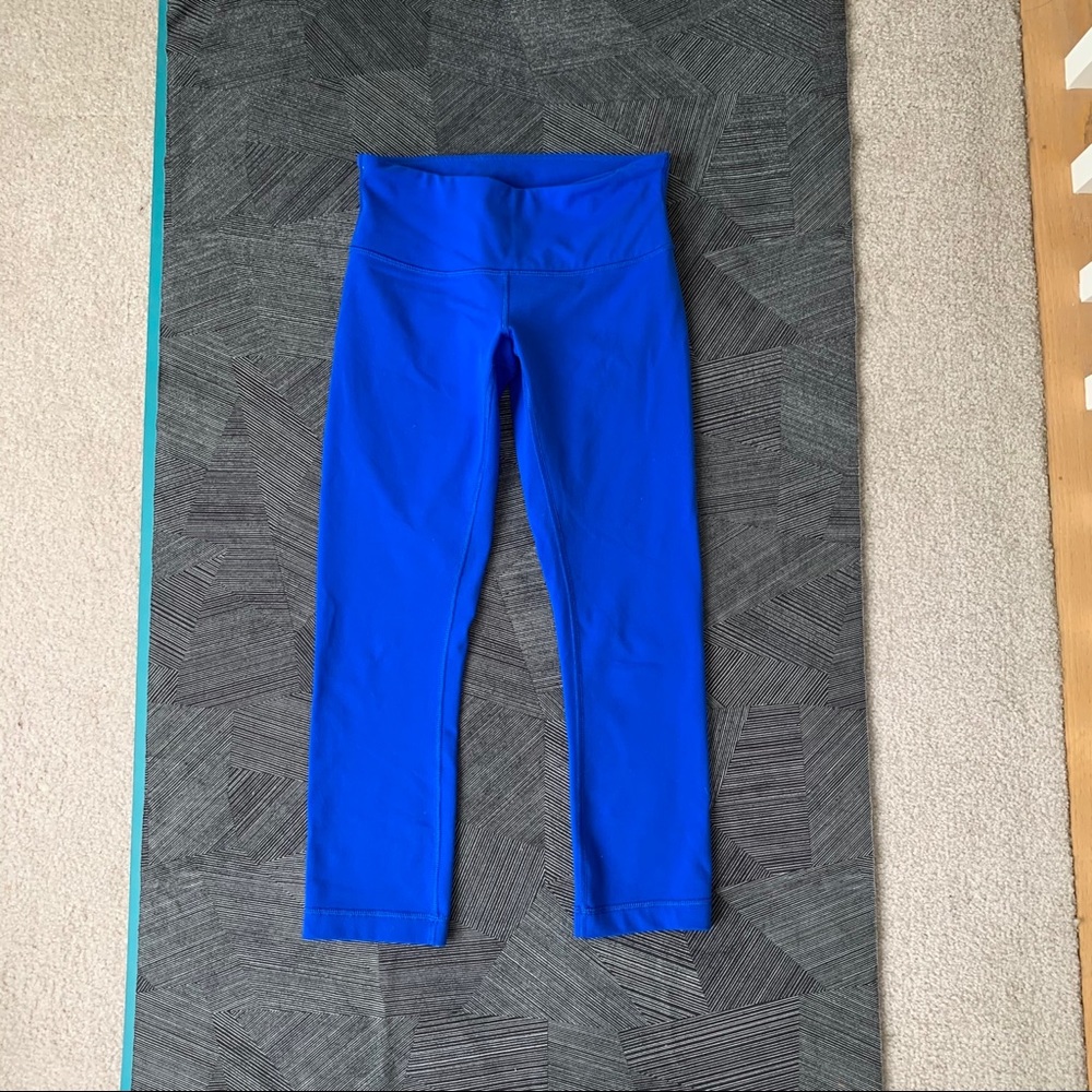 Lululemon Royal Blue Crop Leggings
